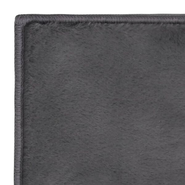 vidaXL Dywan ze sztucznego futerka kr&oacute;lika, 200x300 cm, antracytowy