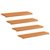 vidaXL Nakładki na schody 4 szt. 90 x 25 x 2 cm Jasny Brąz