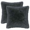 vidaXL Poduszka z poduszką HEERLEN 6 szt. antracytowy Fleece PV