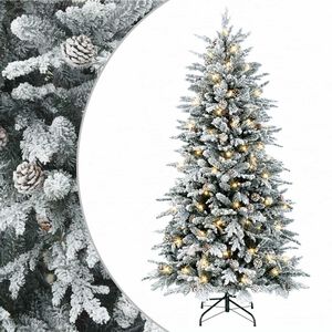 vidaXL Sztuczna choinka z zawiasami 120 cm 150 LED Ciepła biel