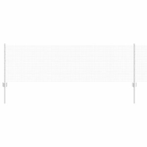 vidaXL Ogrodzenie z słupkiem Srebrny 0,6 x 10 m Stal