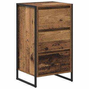 vidaXL Bufet Stare drewno 42 x 36 x 75.5 cm Drewno inżynieryjne