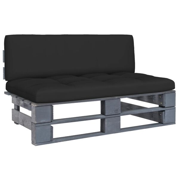 vidaXL Ogrodowa sofa środkowa z palet, impregnowane drewno sosnowe