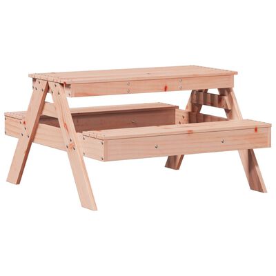 vidaXL Stół piknikowy dla dzieci, 88x97x52 cm, lite drewno daglezjowe