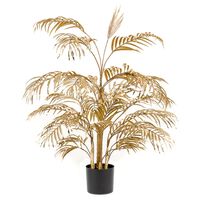Emerald Sztuczna palma areka, 105 cm, złota