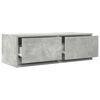 vidaXL Szafki RTV 2 szt. Beton Szary 80x31x25,5 cm Drewno klejone