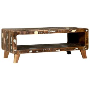 vidaXL Stolik kawowy 90 x 50 x 35 cm Lite Drewno Recyklingowe