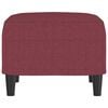 vidaXL Podn&oacute;żek, czerwone wino, 60x50x41 cm, tapicerowany tkaniną