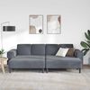 vidaXL Sofa do salonu 3 pcs Ciemnoszary