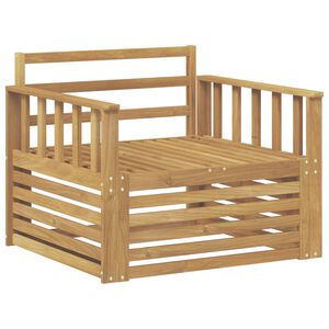 vidaXL Sofa na zewnątrz Lite Drewno Akacji Biały