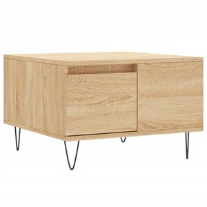 vidaXL Stolik kawowy, dąb sonoma 55x55x36,5 cm materiał drewnopochodny