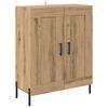 vidaXL Highboard 2 pcs Dąb rzemieślniczy Materiał drewnopochodny
