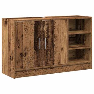 vidaXL Szafka Łazienkowa Stare drewno 90 x 29 x 55 cm