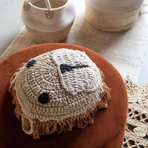 KidsDepot Poduszka dla dzieci Lion, 38 cm, bawełniana