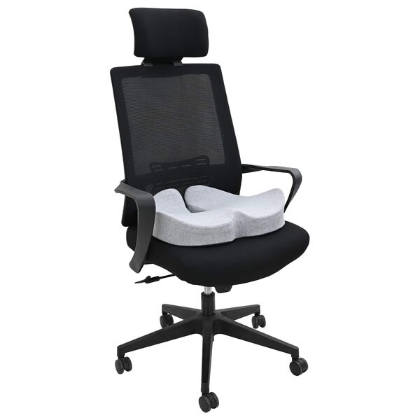 vidaXL Poduszka na siedzisko Jasnoszary 50 x 43 x 10 cm