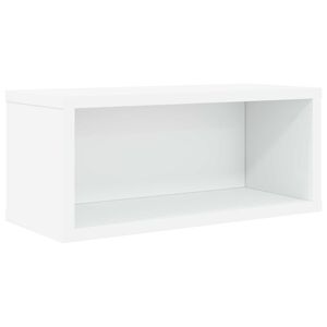 vidaXL Stojak na płyty CD Biały 40 x 17 x 17 cm Drewno inżynieryjne