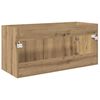 vidaXL Szafka umywalkowa Dąb rzemieślniczy Materiał drewnopochodny