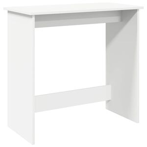 vidaXL Biurko, białe, 80x40x75 cm, materiał drewnopochodny