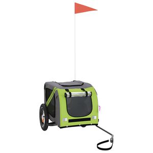 vidaXL Przyczepka rowerowa dla zwierząt, tkanina Oxford i żelazo