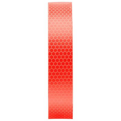 vidaXL Taśma odblaskowa, czerwona, 2,5 cm x 20 m, PVC