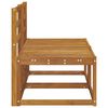 vidaXL 2 Sztuka Środkowa sofa ogrodowa Lite Drewno Akacji Naturalny