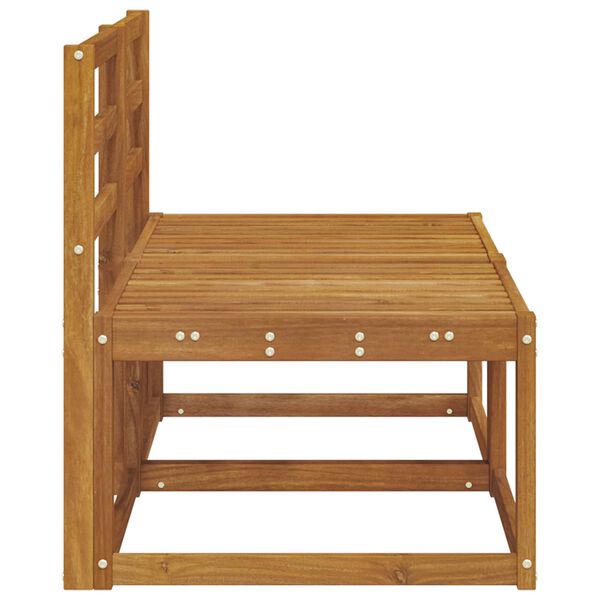 vidaXL 2 Sztuka Środkowa sofa ogrodowa Lite Drewno Akacji Naturalny