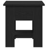 vidaXL Stolik kawowy Czarny Dąb 40 x 40 x 42 cm