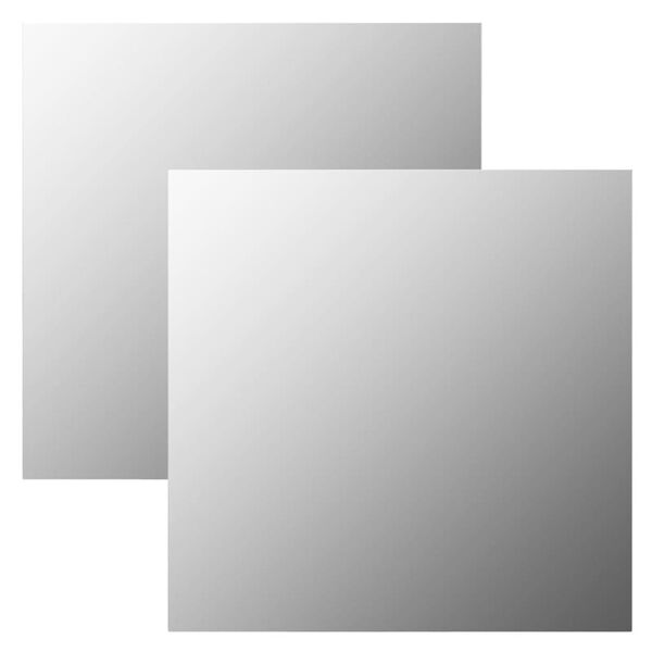 vidaXL Lustra ścienne, 2 szt., 60 x 60 cm, kwadratowe, szklane