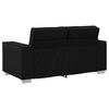 vidaXL Sofa Czarny 160 x 80 x 84 cm tkanina