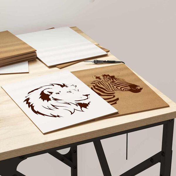 vidaXL Panele dekoracyjne 12 pcs Biały 21 x 30 x 0,27 cm