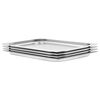 vidaXL Pojemniki gastronomiczne 4 szt., GN 1/1, 20 mm, stal nierdzewna