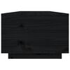 vidaXL Stolik kawowy, czarny, 80x50x35,5 cm, lite drewno sosnowe