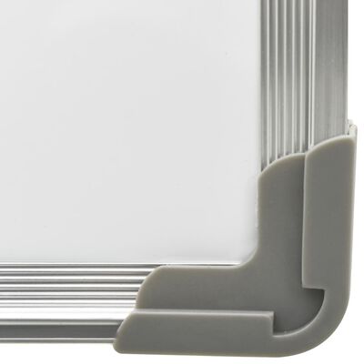 vidaXL Magnetyczna tablica suchościeralna, biała, 50x35 cm, stalowa