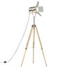 vidaXL Lampa podłogowa na tr&oacute;jnogu, lite drewno mango, 140 cm