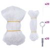 vidaXL Siatka dla kota przezroczysta 3x2 m Nylon
