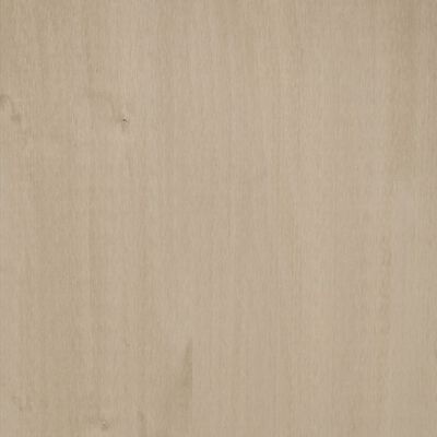 vidaXL Biurko HAMAR, miodowy brąz, 110x40x75 cm, lite drewno sosnowe