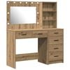 vidaXL Toaletka 2 pcs Brązowy 78,5 x 41 x 135 cm