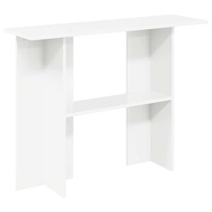 vidaXL Konsola Biały 100 x 30 x 75 cm Drewno inżynieryjne