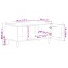 vidaXL Stolik kawowy Naturalny 80 x 50 x 40 cm Drewno z mango