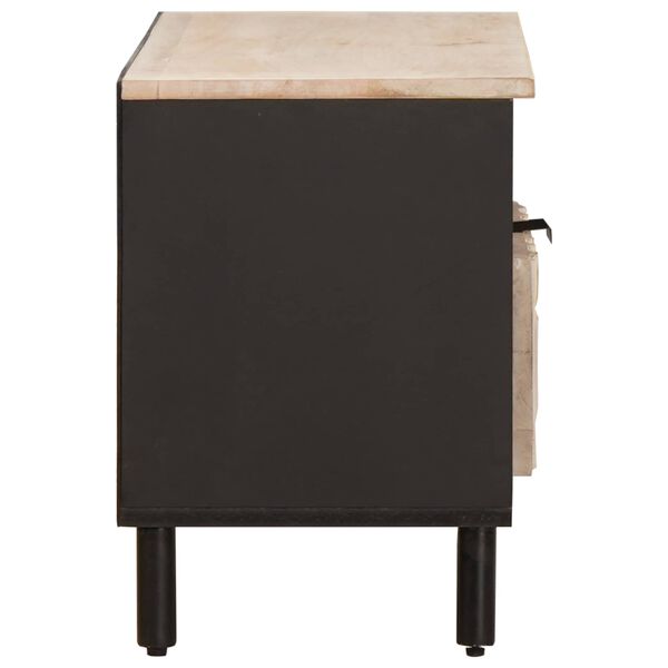 vidaXL Szafka pod telewizor Wykończenie w kolorze białego prania