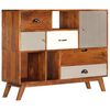 vidaXL Kredens z litego drewna akacjowego, 115x35x86 cm