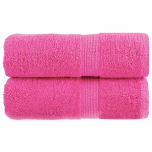 vidaXL Ręczniki toaletowe Premium SOLUND 2 szt. R&oacute;żowe 30x30 cm 600 gsm