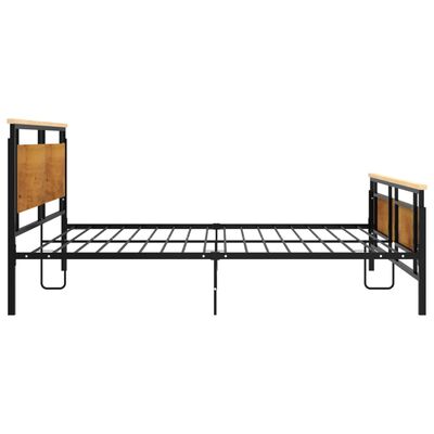 vidaXL Rama łóżka, metalowa, 200 x 200 cm