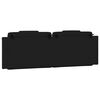 vidaXL Poduszka na wezgłowie, Viana, czarna, 160 cm, sztuczna sk&oacute;ra