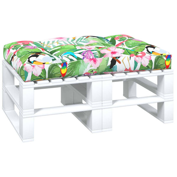 vidaXL Poduszka na paletę, wielokolorowa, 120x80x12 cm, tkanina