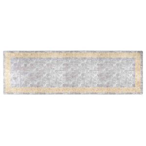 vidaXL Dywan z możliwością prania, 80x300 cm, szary