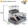Ferplast Klatka dla gryzoni Multipla Double, 107,5x72x96,5 cm, czarna