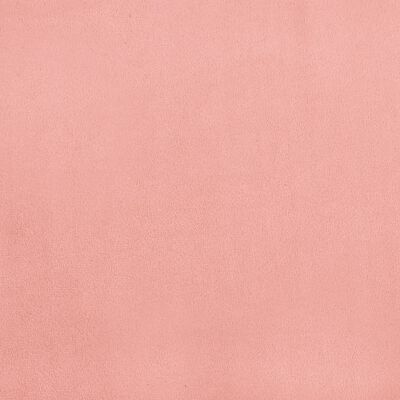 vidaXL Materac kieszeniowy, różowy, 120x190x20 cm, tkanina
