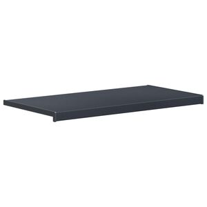 vidaXL Parapet okienny Antracytowy z rysunkiem drewna PVC