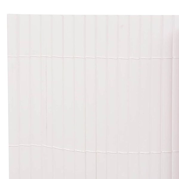 vidaXL Ogrodzenie dwustronne, 90x500 cm, białe